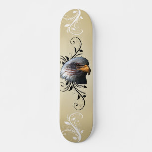 Skateboard with American Eagle Design