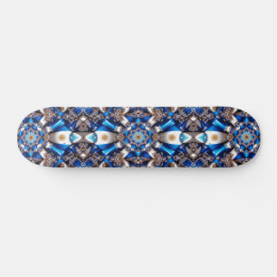 Skateboard with Argentinian Colours Design
