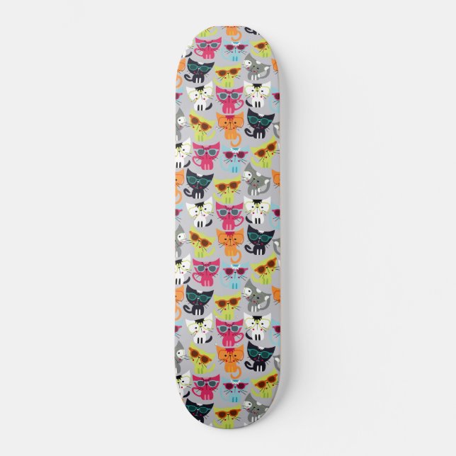 Skateboard with cats on (Front)