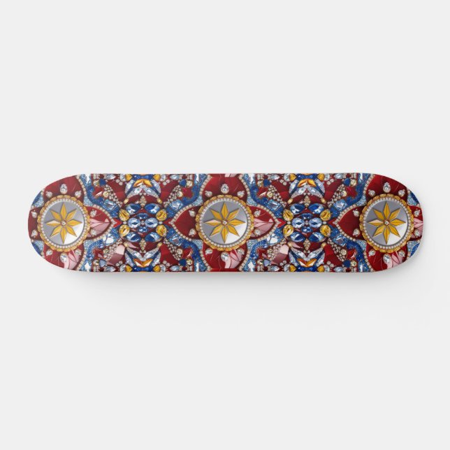 Skateboard with Colombian Colours Design (Horz)