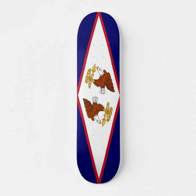 Skateboard with flag of American Samoa (Front)