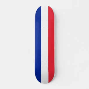 Skateboard with flag of France