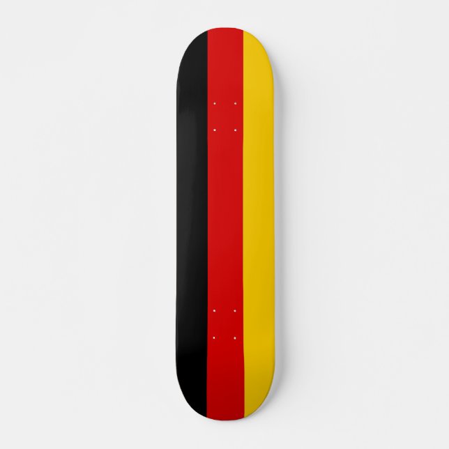 Skateboard with flag of Germany (Front)