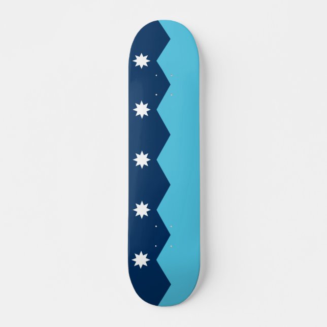 Skateboard with flag of Minnesota, USA (Front)