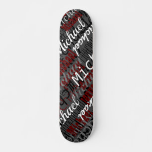 Skateboard with His Name