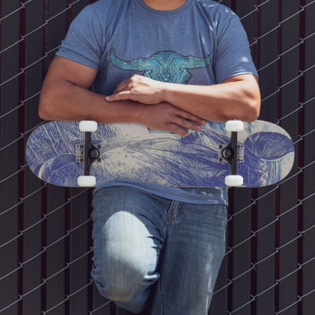 Skateboard with horse image (Outdoor 3)