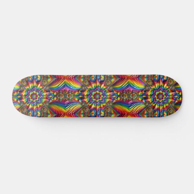 Skateboard with LGBTQ Colours Design (Horz)
