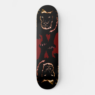 Skateboard with Lion