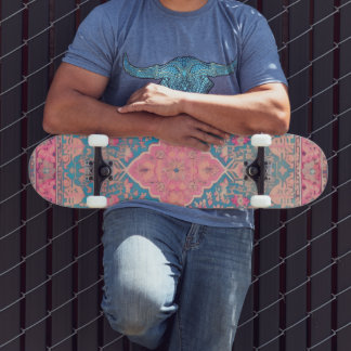 Skateboard with Persian pattern 