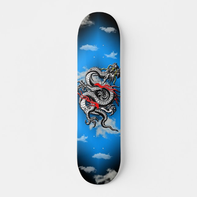 Skateboard with snake design (Front)