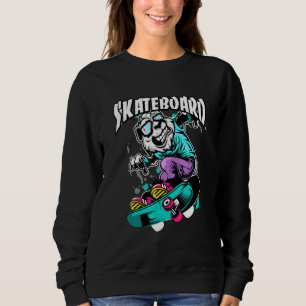 Skateboard Wold Awesome Skateboarding Freestyle Sweatshirt