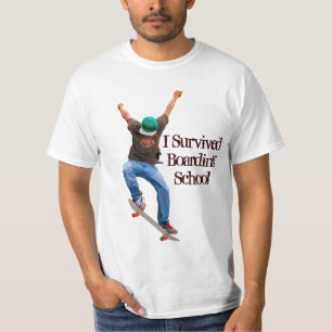 Skateboarder Boarding School Funny Street Shirt