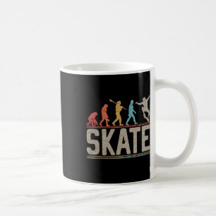 Skateboarder Evolution Skater Skateboard And Skate Coffee Mug