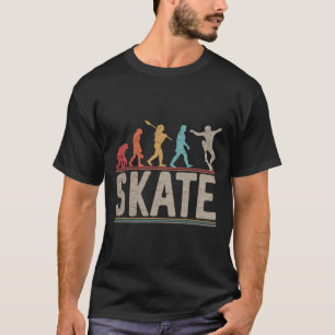Skateboarder Evolution Skater Skateboard And Skate T-Shirt