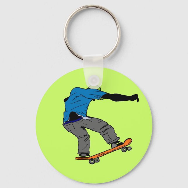 Skateboarder keychain (Front)