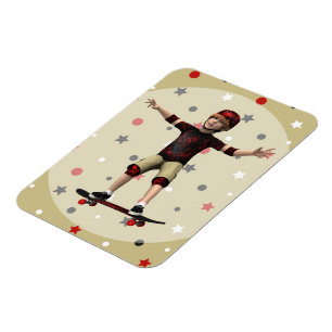 Skateboarder Magnet
