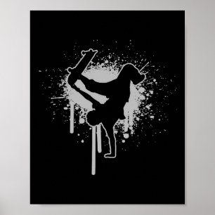 Skateboarder Men's Skateboarding Skating Skater Poster