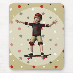 Skateboarder Mouse Pad