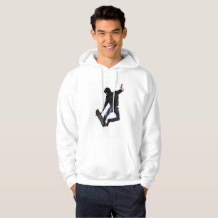 Skateboarder on the fly hoodie