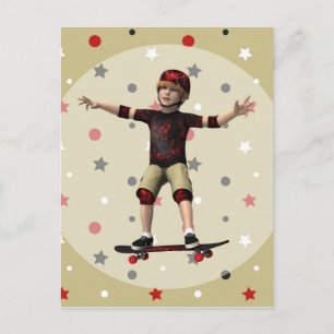 Skateboarder Postcard