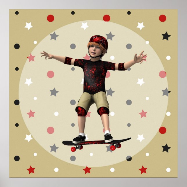 Skateboarder Poster (Front)