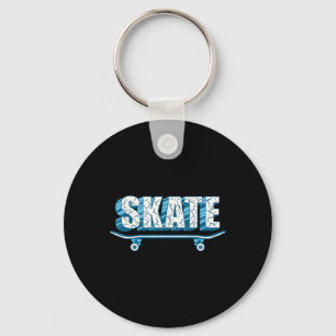 Skateboarder Skate Skateboard Men Women Kids Skate Key Ring
