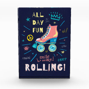 Skateboarder Skateboard All Day Fun Photo Block