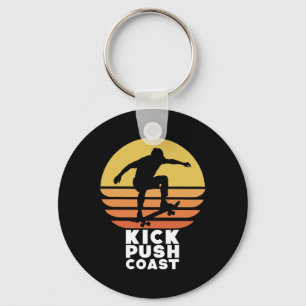 Skateboarder Skateboarding 1 Key Ring