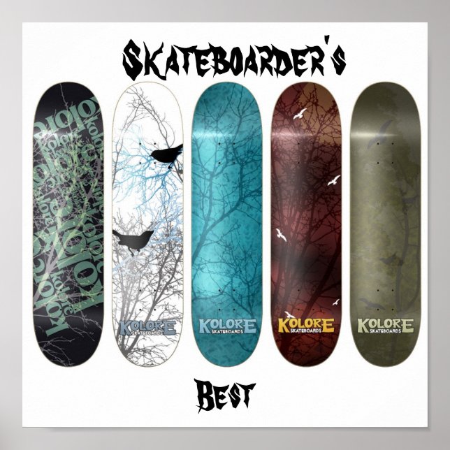 Skateboarder's Best Poster (Front)