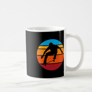 Skateboarding Boy Trick Retro Skater Coffee Mug
