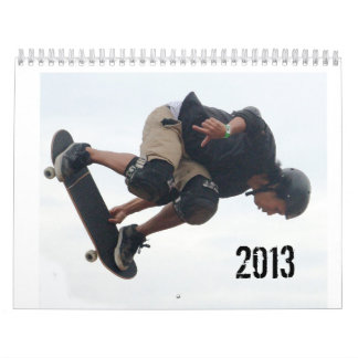 SkateBoarding Calendar, Copyright Karen J Williams Calendar