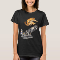 Skateboarding cat street meme funny kitten grunge
