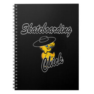Skateboarding Chick #4 Notebook