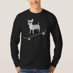 Skateboarding Chihuahua T-Shirt