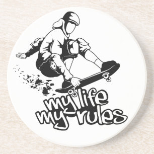 Skateboarding custom coaster