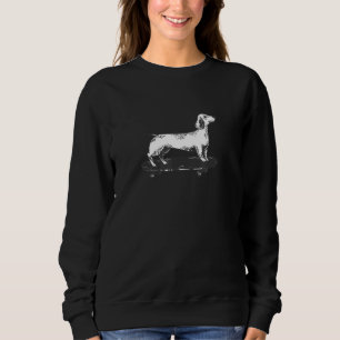Skateboarding Dachshund Skateboard Wiener Badger D Sweatshirt