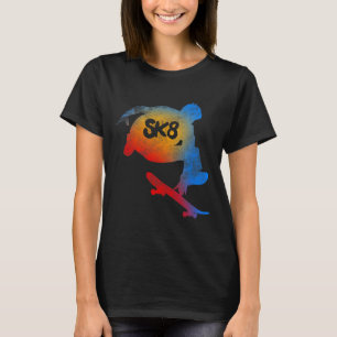 Skateboarding Evolution T Shirt Cool Sk8 Skater Te