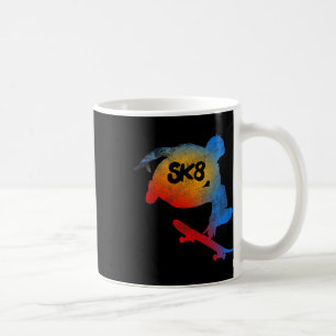 Skateboarding Evolution T Shirt Cool Sk8 Skater Te Coffee Mug