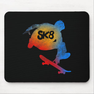 Skateboarding Evolution T Shirt Cool Sk8 Skater Te Mouse Pad