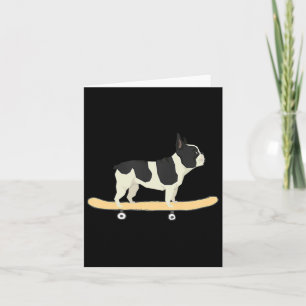 Skateboarding French Bulldog Puppy Gift Card