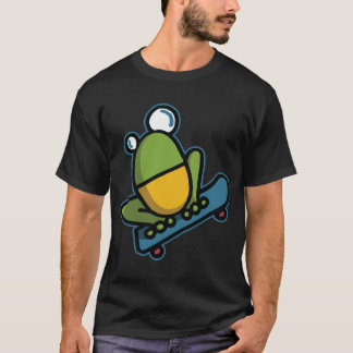 Skateboarding Frog(2) T-Shirt