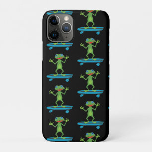 Skateboarding Frog Funny Skateboard Animal Lover iPhone 11 Pro Case