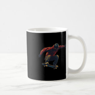 Skateboarding Graphic Air Skater Tricks Flips Extr Coffee Mug
