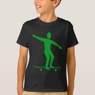 Skateboarding - Grass Green T-Shirt