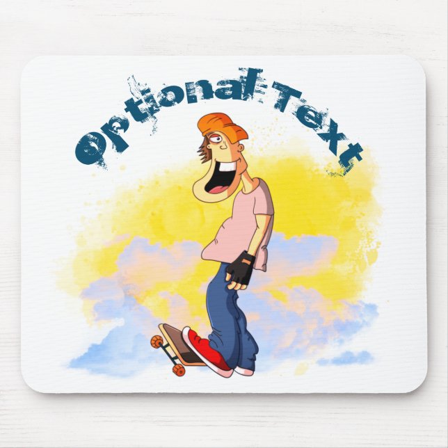 Skateboarding Guy   Mouse Pad (Front)