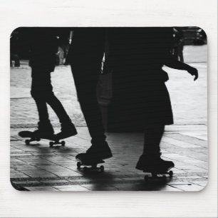 Skateboarding in Central Park, NYC Mouse Pad