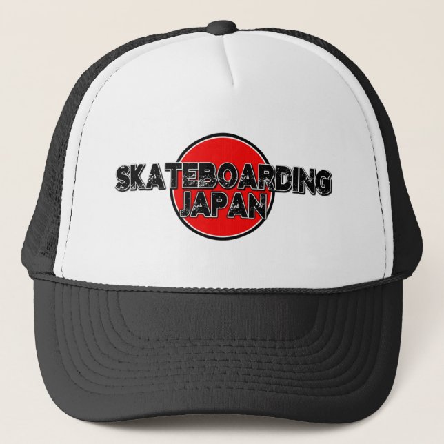 Skateboarding Japan Lucky Strike Trucker Hat (Front)