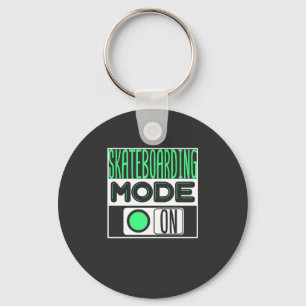 Skateboarding Key Ring