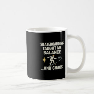 Skateboarding Lance And Chaos Retro Block Coffee Mug