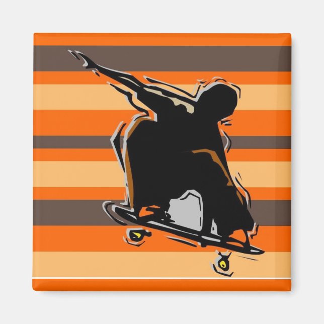skateboarding magnet (Front)